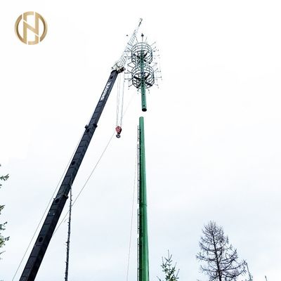 столб радиосвязи Q235 30M для оборудования антенны