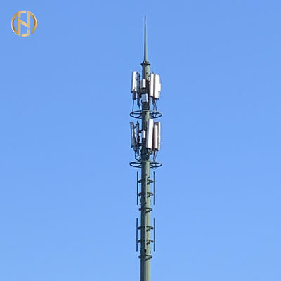 Полигональная башня телекоммуникаций столба 35m радиосвязи 36m Monopole