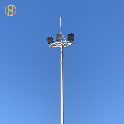 Dodecagon формирует высокий поляка рангоута гальванизировало фонарный столб 75FT 80FT