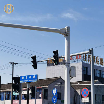 тип столба полигональный t камеры слежения поляка камеры CCTV 6M 8M для главной улицы