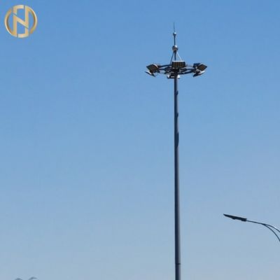 Гальванизированный высокий поляк рангоута в 12 метра с понижать поднимая механизм