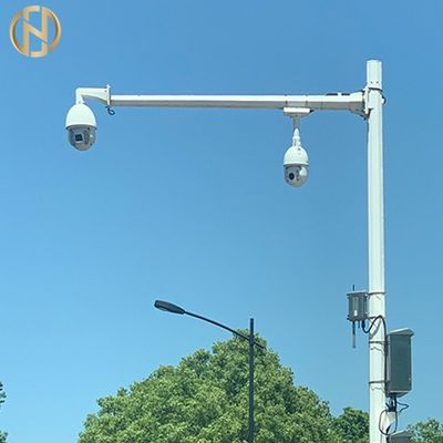 Полигональный телескопичный рангоут камеры слежения поляка 11m камеры CCTV
