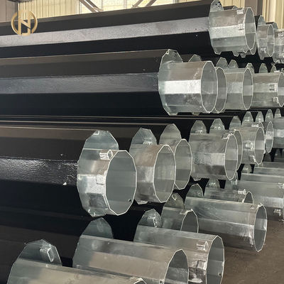 Купить 9M-30M Galvanized Steel Electric Pole 110Kv Power Transmission Steel Tubular Towers & Accessories online manufacture