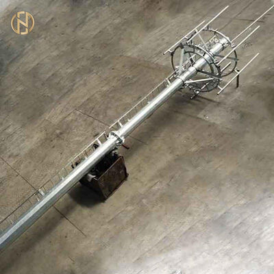 Купить HDG Steel EN1090 CE сертифицированный 4G 5G телекоммуникационный монопольный столб для мобильной башни антенны мачты online manufacture