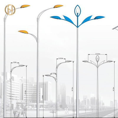 Купить столб лампы руки фонарного столба К235Б улицы 8М круглый конический одиночный online manufacture