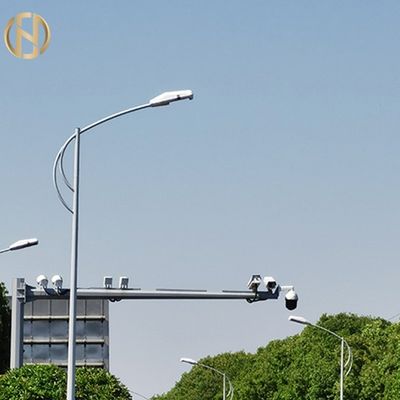 Купить Стальной восьмиугольный фонарный столб 10М с одиночной рукой online manufacture