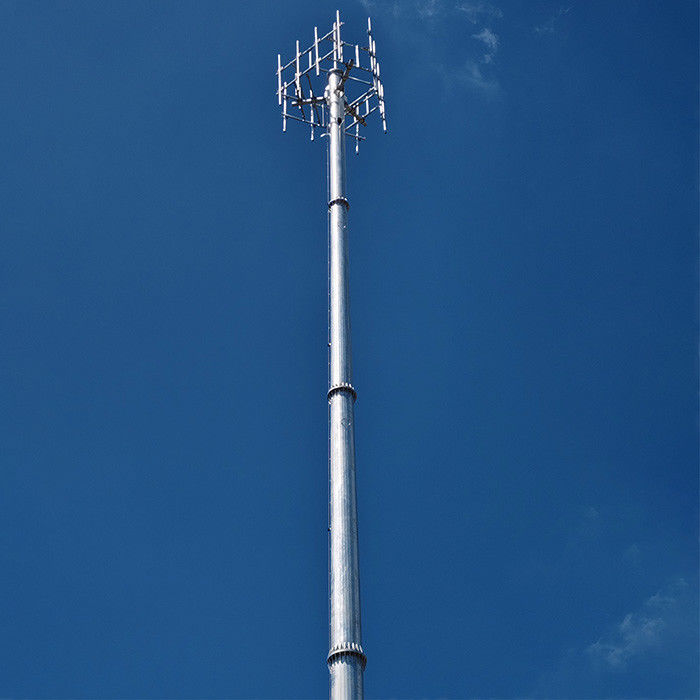 100FT 120FT Телеком полюсы горячее погружение оцинкованной обработки поверхности и Futao телекоммуникации Расчет пост дефлекции