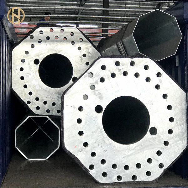 башня связи 36M клетчатая Monopole с 2 слоями PlatformM 40