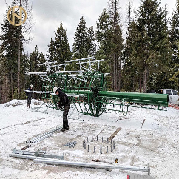 Полигон формирует столб радиосвязи Q460 30M