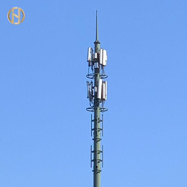 Полигональная башня телекоммуникаций столба 35m радиосвязи 36m Monopole