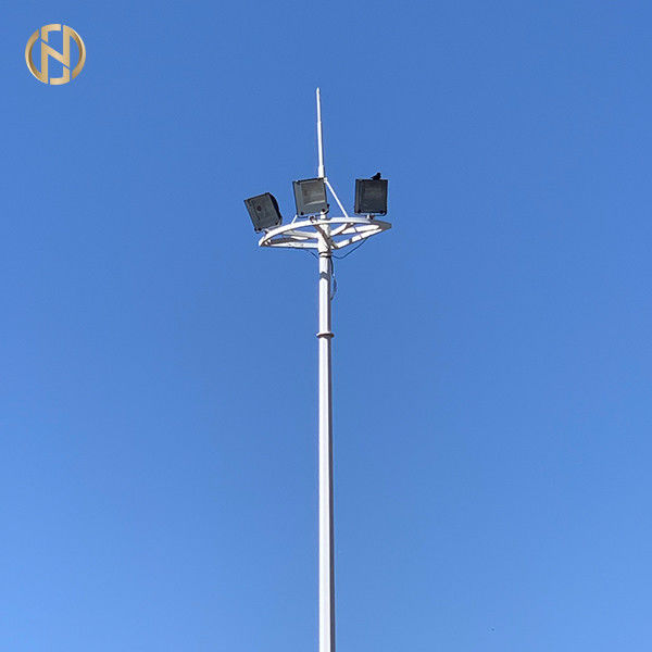 Dodecagon формирует высокий поляка рангоута гальванизировало фонарный столб 75FT 80FT