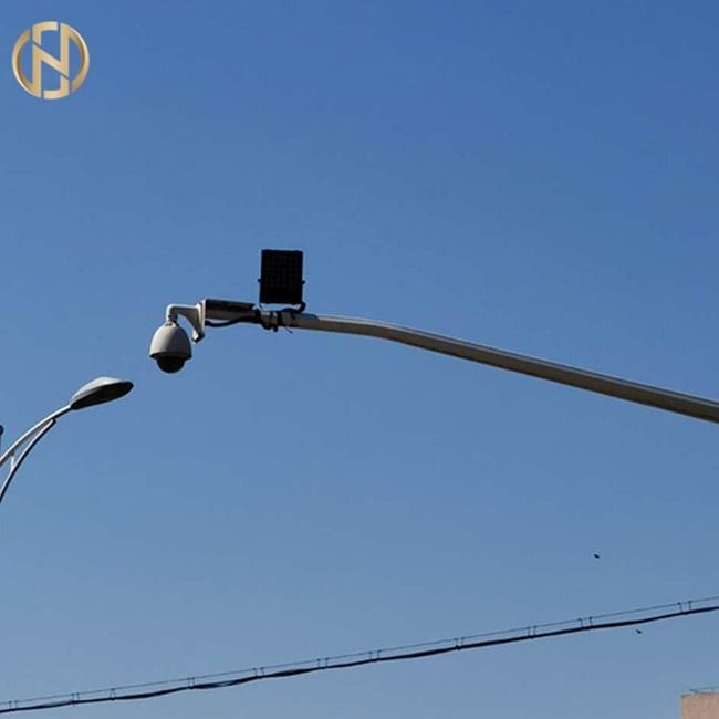 Сталь поляка установки камеры CCTV безопасностью SGS Q345 8M безшовная