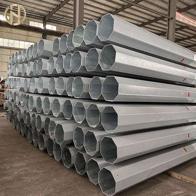 Восьмиугольные силовые полюса для низко- и средневольтных линий Металлические полюсы Электрическое оборудование